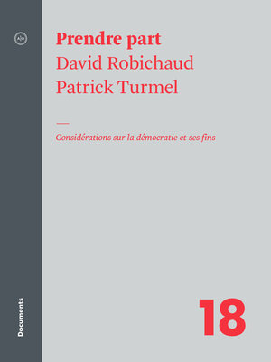 cover image of Prendre part
